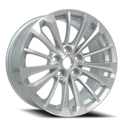 OE Wheels CA25 18x8.5 +41 5x120mm 66.9mm Gloss Silver Machined