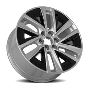 OE Wheels CA27 21x9.5 +38 6x139.7mm 78.1mm Gloss Silver Gloss Black Inserts