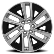 OE Wheels CA27 21x9.5 +38 6x139.7mm 78.1mm Gloss Silver Gloss Black Inserts