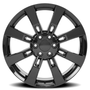 OE Wheels CA82 22x9 +31 6x139.7mm 78.1mm Black