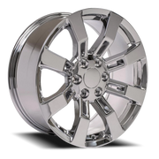 OE Wheels CA82 22x9 +31 6x139.7mm 78.1mm Chrome