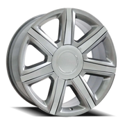 OE Wheels CA87 22x9 +31 6x139.7mm 78.1mm Hyper Silver
