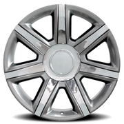 OE Wheels CA87 22x9 +31 6x139.7mm 78.1mm Hyper Silver