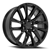 OE Wheels CA90 24x10 +28 6x139.7mm 78.1mm Gloss Black