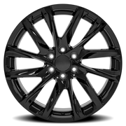OE Wheels CA90 24x10 +28 6x139.7mm 78.1mm Gloss Black