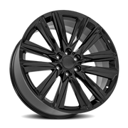 OE Wheels CA91 22x9 +28 6x139.7mm 78.1mm Gloss Black