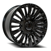 OE Wheels CA92 22x9 +28 6x139.7mm 78.1mm Gloss Black