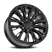 OE Wheels CA93 22x9 +28 6x139.7mm 78.1mm Satin Black