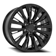 OE Wheels CA93 24x10 +28 6x139.7mm 78.1mm Gloss Black
