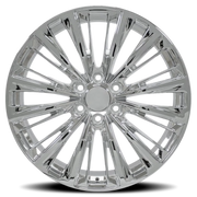 OE Wheels CA93 22x9 +28 6x139.7mm 78.1mm Chrome
