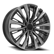 OE Wheels CA93 20x9 +28 6x139.7mm 78.1mm Gunmetal Polished Face