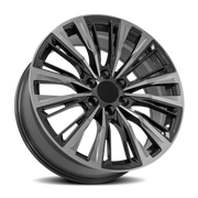OE Wheels CA93 20x9 +28 6x139.7mm 78.1mm Gunmetal Polished Face