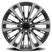 OE Wheels CA93 20x9 +28 6x139.7mm 78.1mm Gunmetal Polished Face