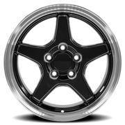 OE Wheels CV01 17x11 +50 5x120.65mm 70.7mm Black Machined Lip