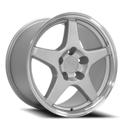 OE Wheels CV01 17x9.5 +56 5x120.65mm 70.3mm Silver Machined Lip