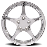 OE Wheels CV05 18x10.5 +56 5x120.65mm 70.3mm Chrome