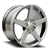 OE Wheels CV06A 18x9.5 +58 5x120.65mm 70.3mm Chrome