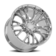 OE Wheels CV22 17x9.5 +54 5x120.65mm 70.3mm Chrome