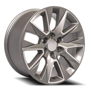 OE Wheels CV26 20x9 +28 6x139.7mm 78.1mm Machined Silver