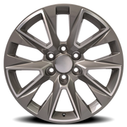 OE Wheels CV26 20x9 +28 6x139.7mm 78.1mm Machined Silver