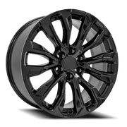 OE Wheels CV30 22x9 +28 6x139.7mm 78.1mm Gloss Black