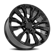OE Wheels CV30 22x9 +28 6x139.7mm 78.1mm Gloss Black