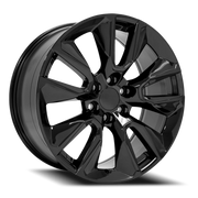 OE Wheels CV32 22x9 +28 6x139.7mm 78.1mm Gloss Black