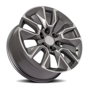 OE Wheels CV32 24x10 +28 6x139.7mm 78.1mm Gloss Gunmetal Machined