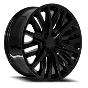 OE Wheels CV33 22x9 +28 6x139.7mm 78.1mm Gloss Black