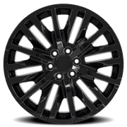 OE Wheels CV33 24x10 +28 6x139.7mm 78.1mm Gloss Black