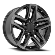 OE Wheels CV34B 20x9 +26 6x139.7mm 78.1mm Black Machined-Tinted Clear