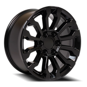 OE Wheels CV35 18x8.5 +26 6x139.7mm 78.1mm Gloss Black
