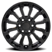OE Wheels CV35 18x8.5 +26 6x139.7mm 78.1mm Gloss Black