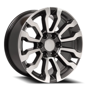 OE Wheels CV35 18x8.5 +26 6x139.7mm 78.1mm Gunmetal Machined