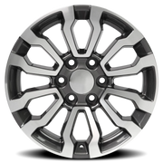 OE Wheels CV35 18x8.5 +24 6x139.7mm 78.1mm Gunmetal Machined