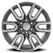 OE Wheels CV36 20x9 +28 6x139.7mm 78.1mm Gunmetal Machined