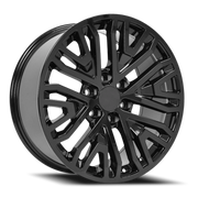 OE Wheels CV37 22x9 +28 6x139.7mm 78.1mm Black