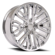OE Wheels CV37 22x9 +28 6x139.7mm 78.1mm Chrome
