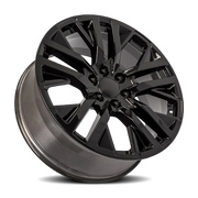 OE Wheels CV38 22x9 +28 6x139.7mm 78.1mm Black