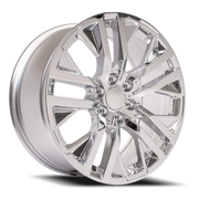 OE Wheels CV38 22x9 +28 6x139.7mm 78.1mm Chrome