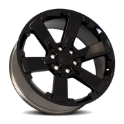 OE Wheels CV41B 22x9 +24 6x139.7mm 78.1mm Black