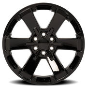 OE Wheels CV41B 22x9 +24 6x139.7mm 78.1mm Black