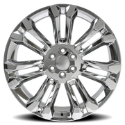 OE Wheels CV43B 24x10 +24 6x139.7mm 78.1mm Chrome