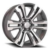 OE Wheels CV44 22x9 +24 6x139.7mm 78.1mm Gunmetal Machined