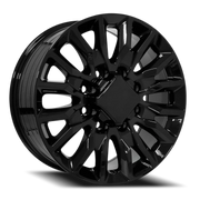 OE Wheels CV59B 22x8.5 +44 8x180mm 124.1mm Gloss Black