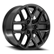 OE Wheels CV62 20x9 +28 6x139.7mm 78.1mm Satin Black