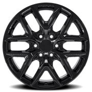 OE Wheels CV62 22x9 +28 6x139.7mm 78.1mm Gloss Black