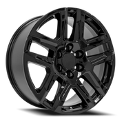 OE Wheels CV63 22x9 +28 6x139.7mm 78.1mm Gloss Black
