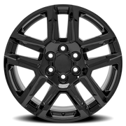 OE Wheels CV63 20x9 +28 6x139.7mm 78.1mm Gloss Black