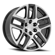 OE Wheels CV63 22x9 +28 6x139.7mm 78.1mm Gunmetal Machined